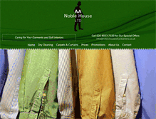 Tablet Screenshot of noblehousedrycleaners.co.uk